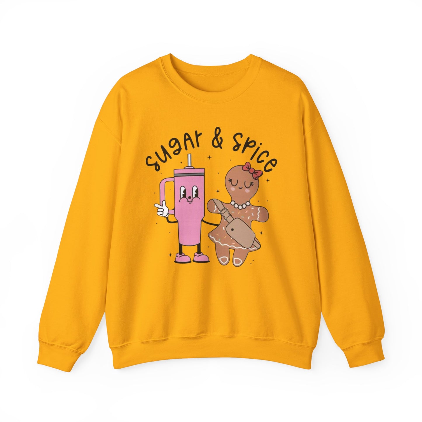 🍬✨ Sugar & Spice Sweatshirt – Sweet Gingerbread & Cozy Vibes 🎄☕