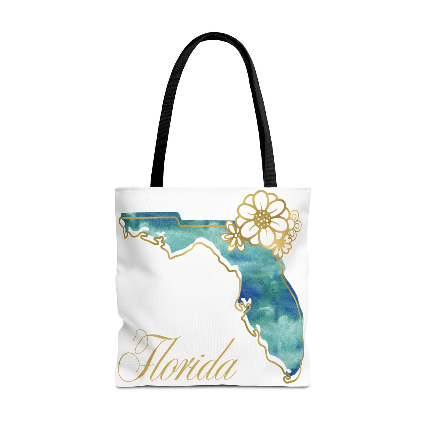 🌸 Florida State Floral Tote Bag – Elegant, Coastal & Practical 👜