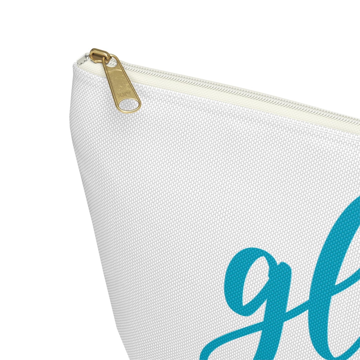Accessory Pouch – "Gloss Boss" Teal Makeup Bag