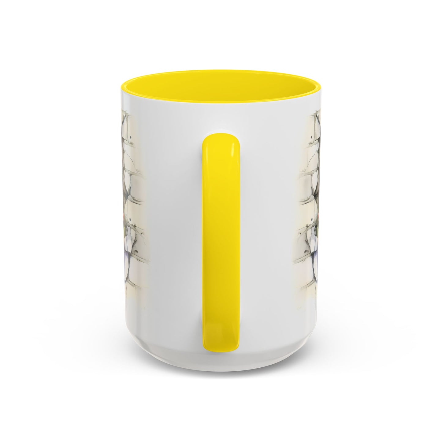 🐾 Great Dane Puppy Accent Mug – Sweet Peek-Through Puppy Design ☕💛