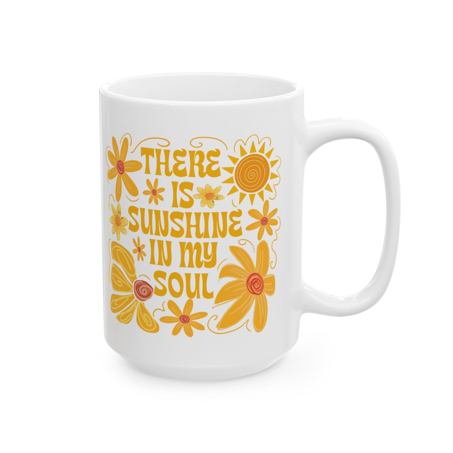 🌞 Sunshine in My Soul Mug – A Bright Start to Your Day! 🌻
