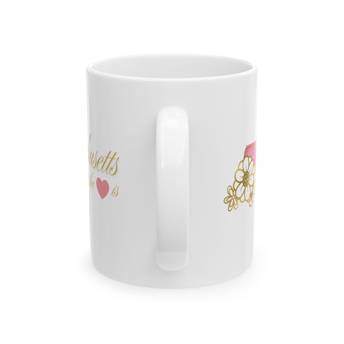 ☕ Home is Where the ❤️ Is – Massachusetts Mug – New England Charm in Every Sip 🍁
