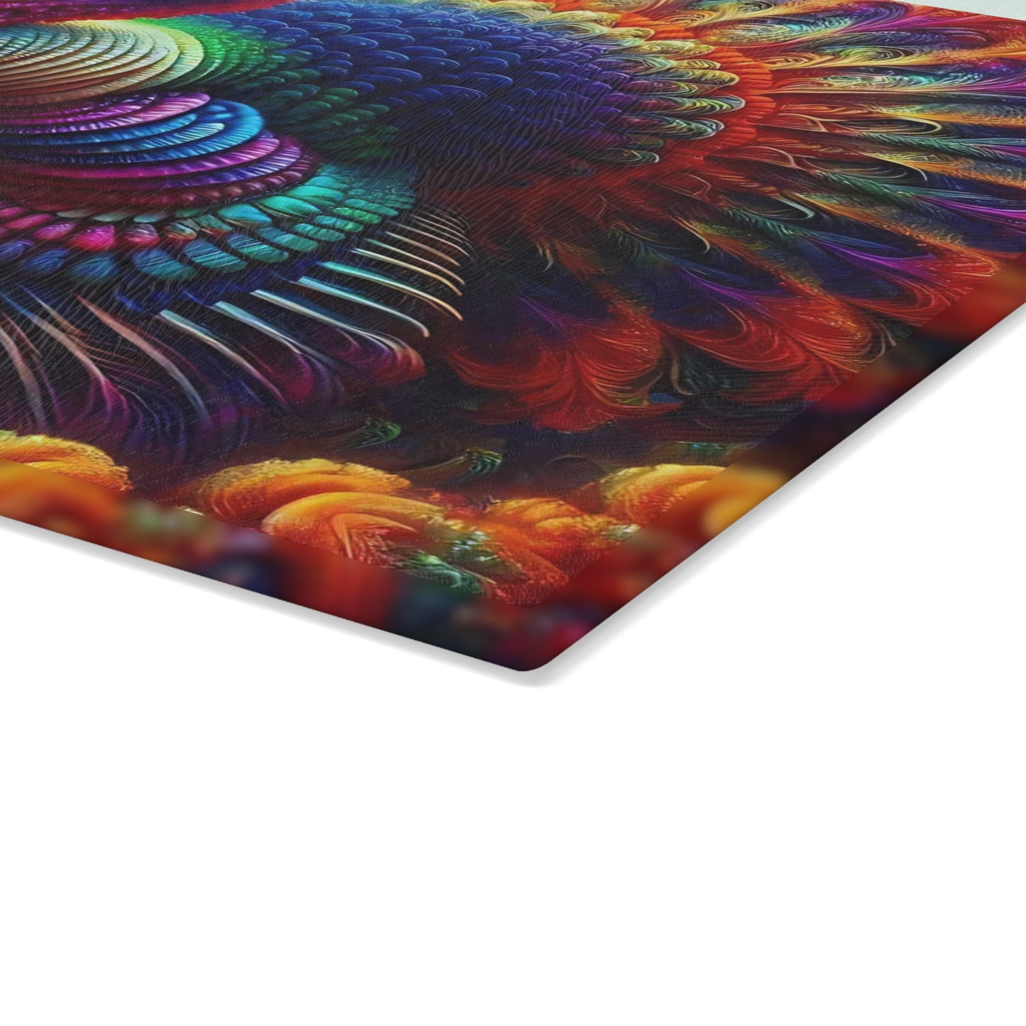 🦃 Rainbow Turkey Cutting Board – Festive Flair for Your Fall Kitchen 🍂