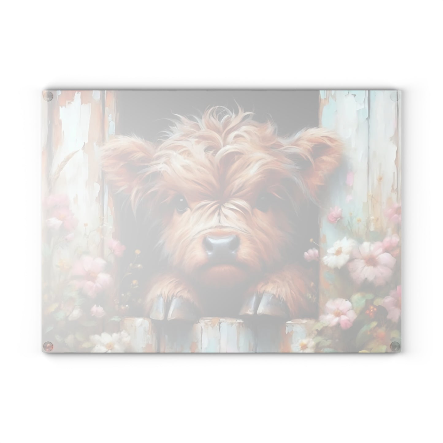 🐮 Country Charm Calf Cutting Board – Rustic Whimsy for Your Kitchen