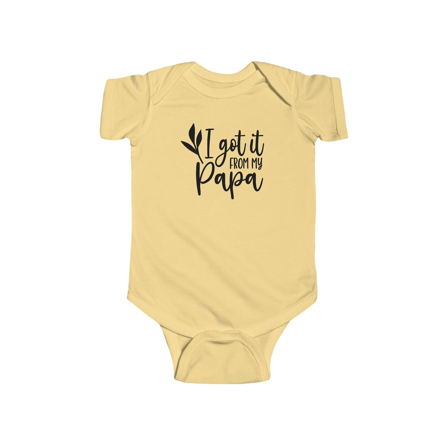 I Got It From My Papa – Baby Onesie 👶🖤