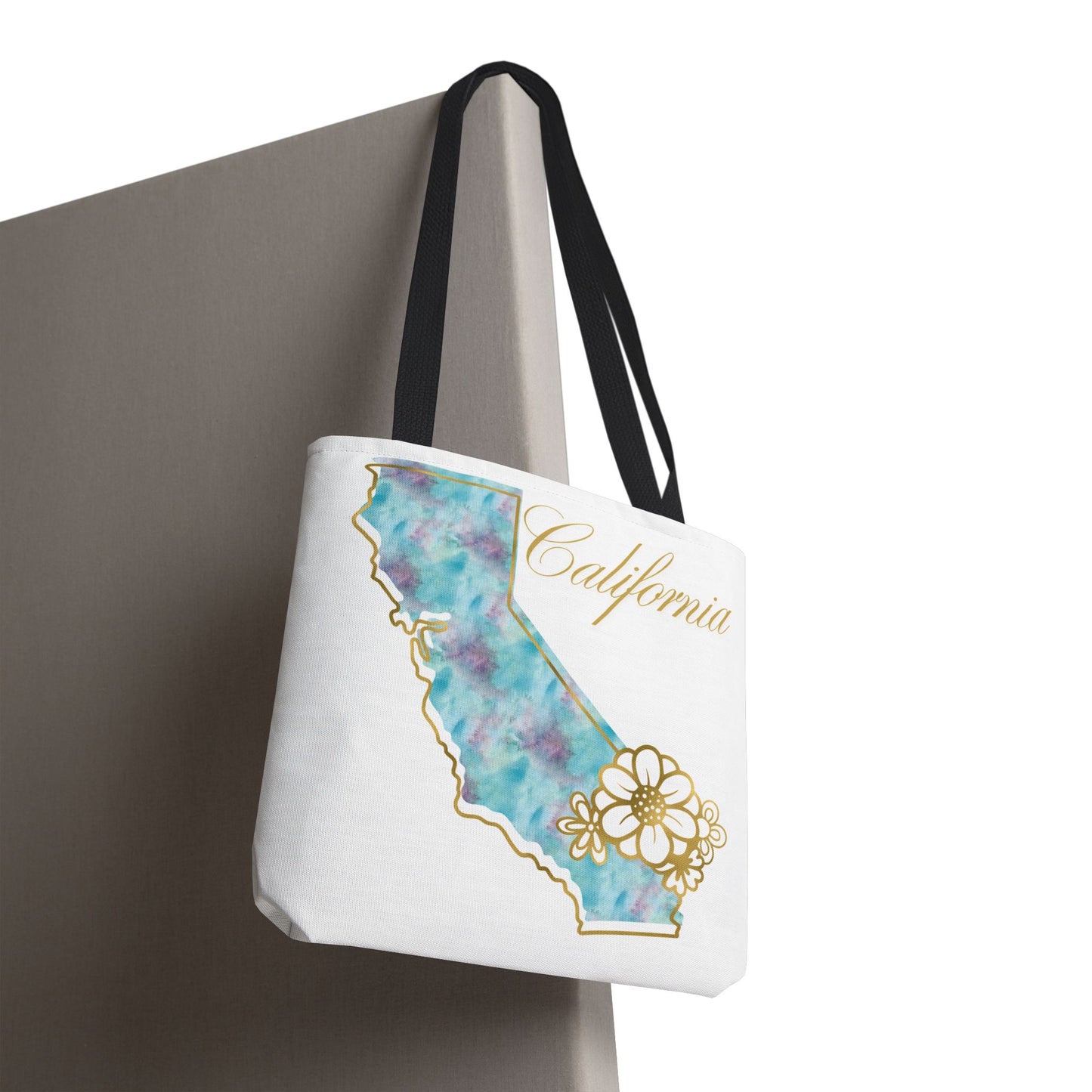 🌸 California State Floral Tote Bag – Elegant, Artistic & Practical 👜