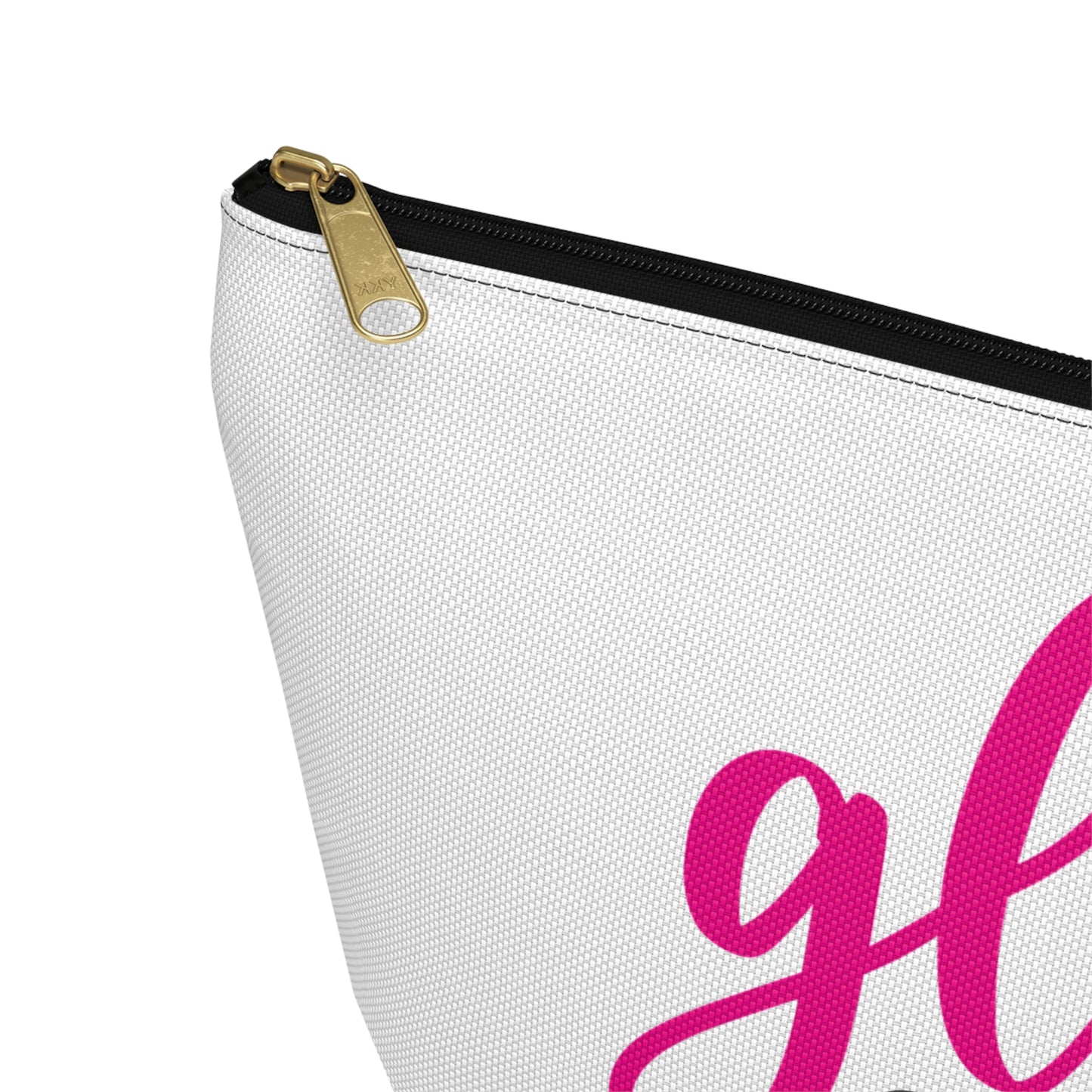 Accessory Pouch – "Gloss Boss" Pink Makeup Bag