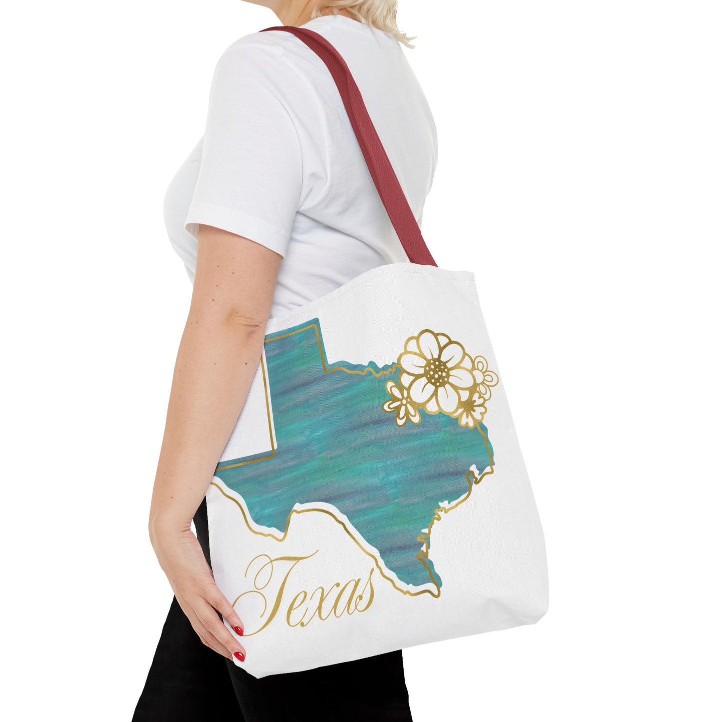 🎨 Texas State Floral Tote Bag – Elegant, Practical & Southern Charm 🌸