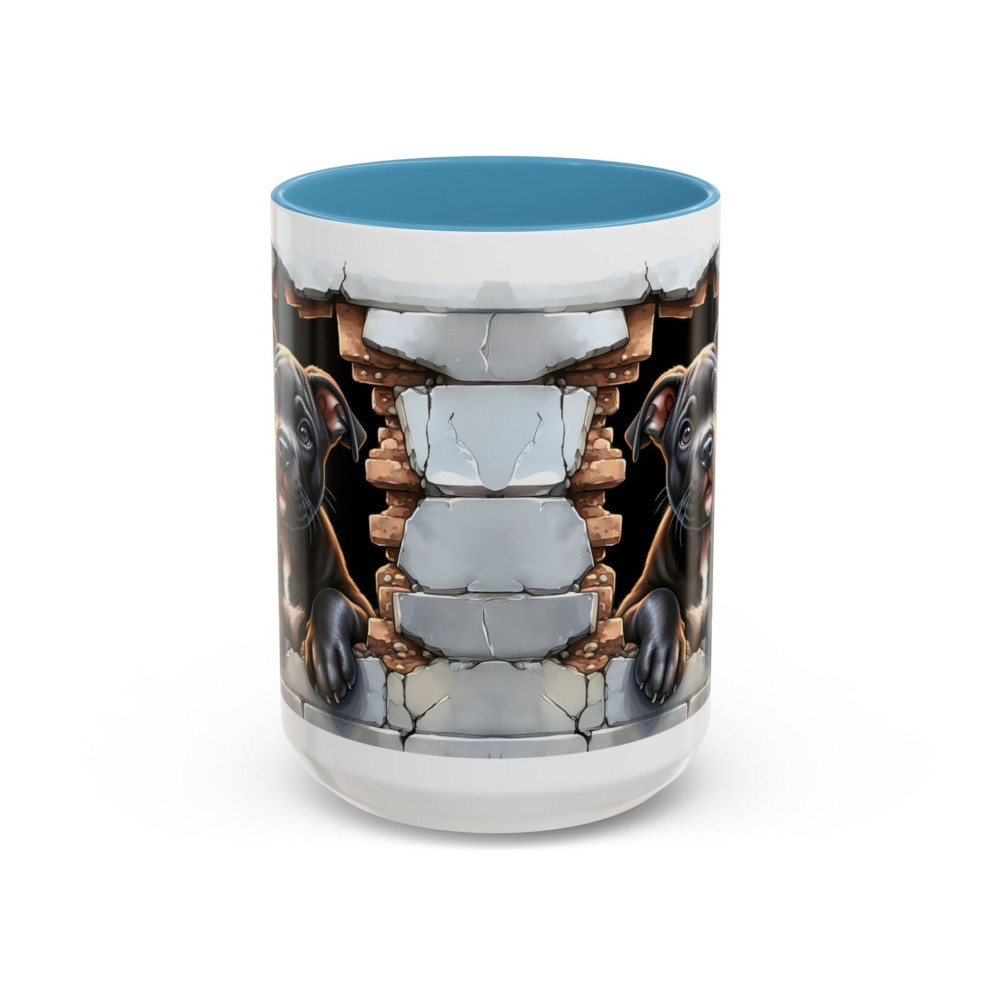 🐶☕ Pit Bull Puppy Accent Mug – Cute Breakthrough Pup Design ✨