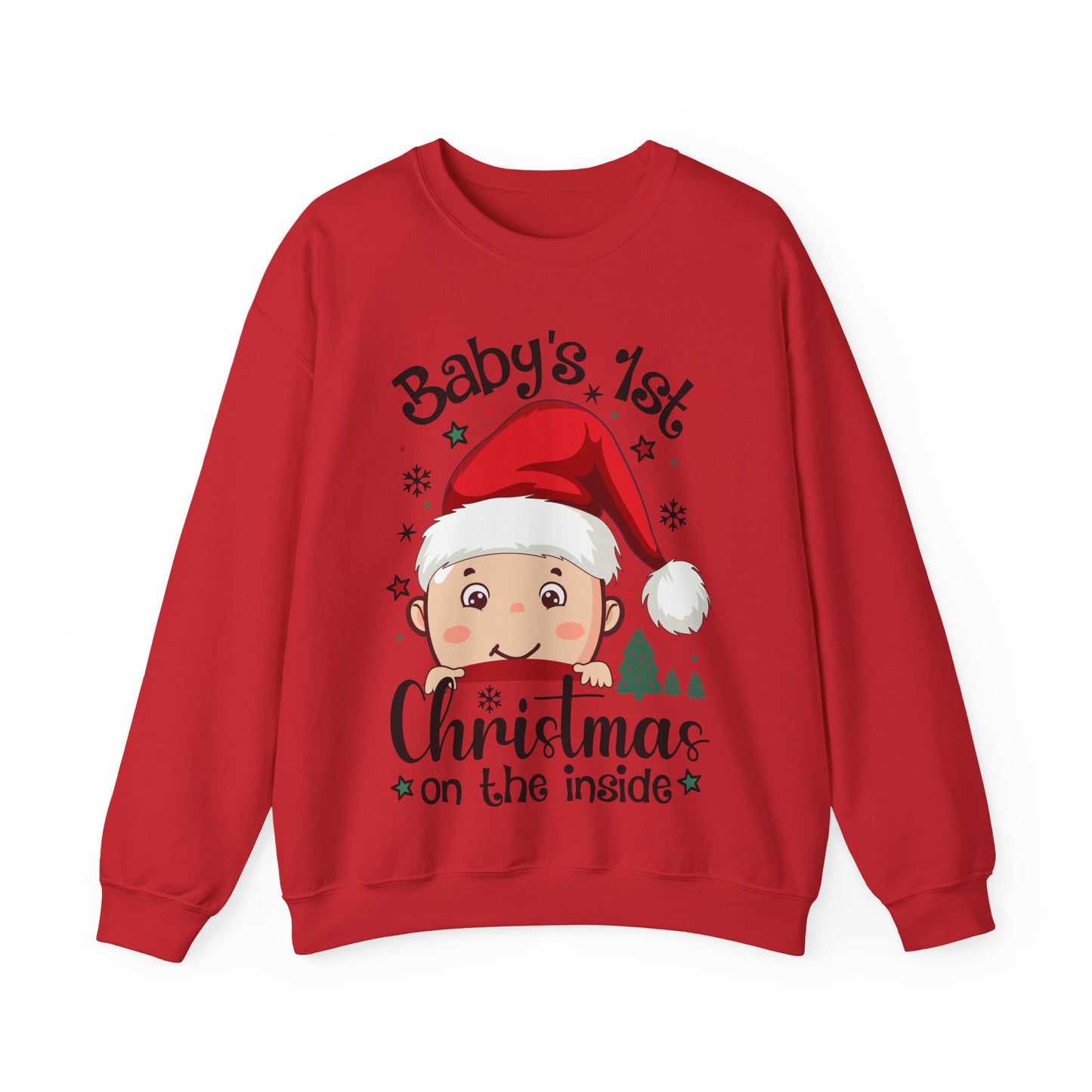 🎅🌲 Santa Baby Christmas Sweatshirt – Adorable Holiday Crewneck