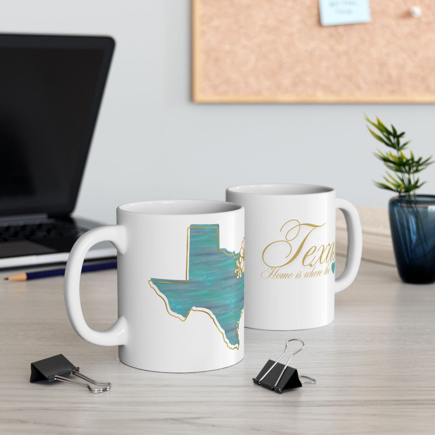 ☕ Home is Where the ❤️ Is – Texas Mug – Southern Pride in Every Sip 🤠