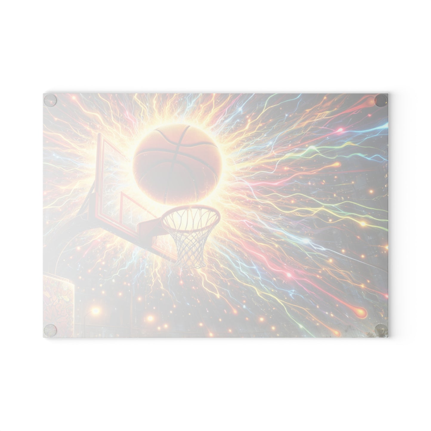 Basketball Explosion Cutting Board – Slam Dunk Style for Your Kitchen