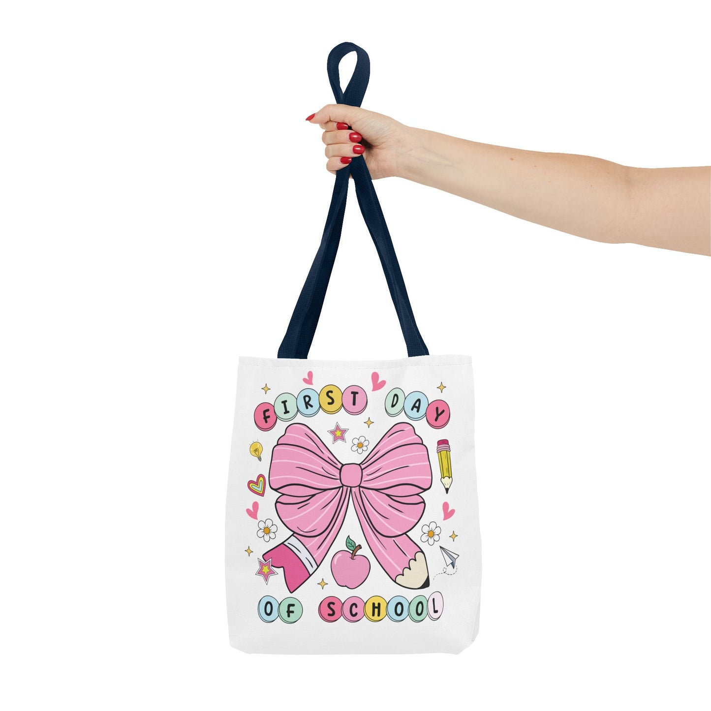 🎀 Coquette First Day of School Tote – Sweet Style for a Smart Start 📚