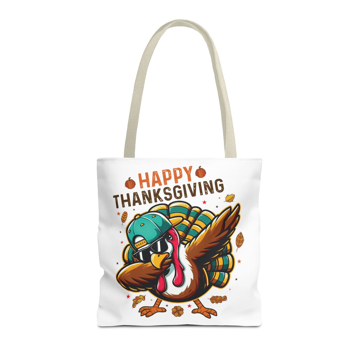🦃 Dabbing Turkey Tote Bag – Thanksgiving Swagger with Holiday Humor