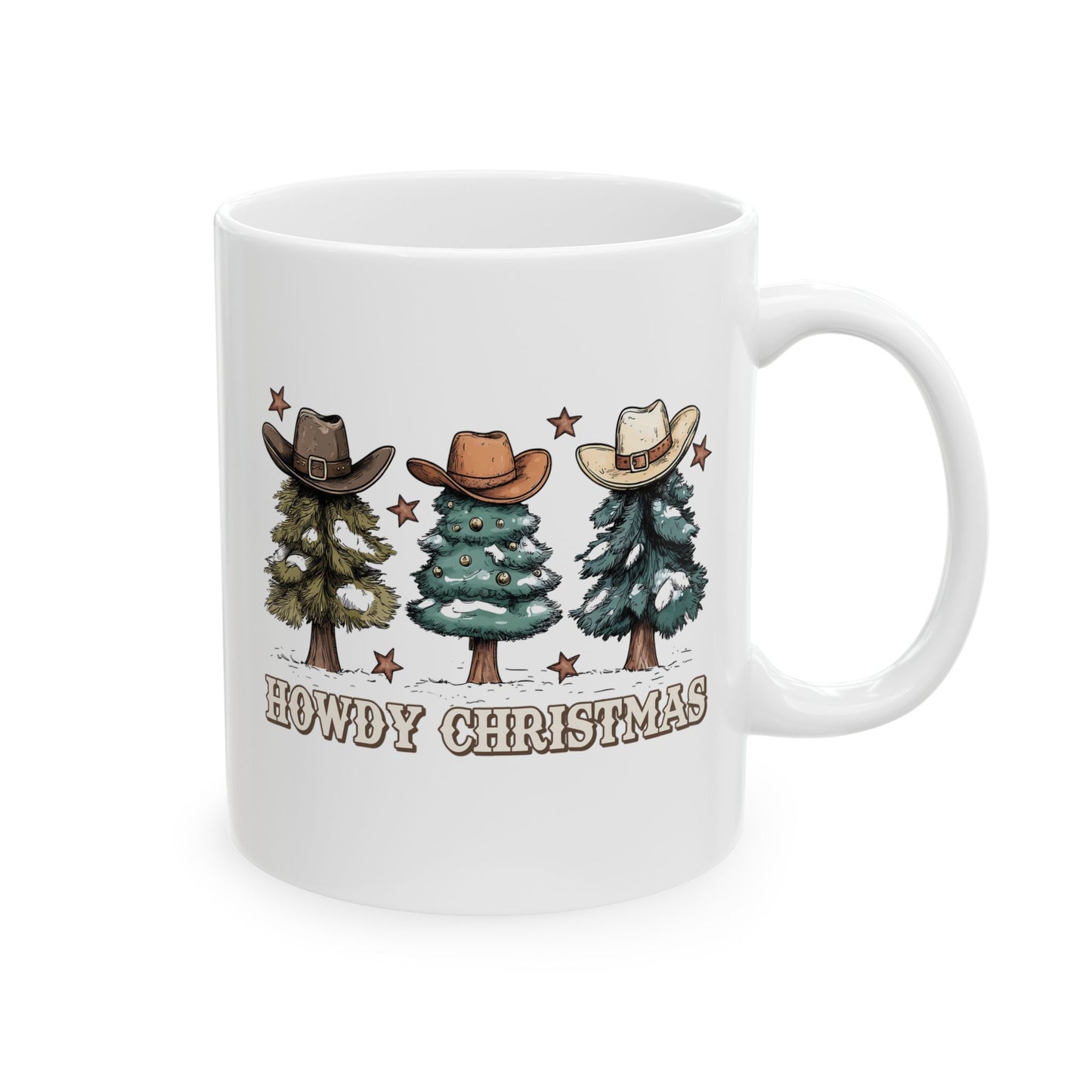 🎄🤠 Howdy Christmas Cowboy Mug – Western Holiday Cheer in Every Sip! ☕⭐