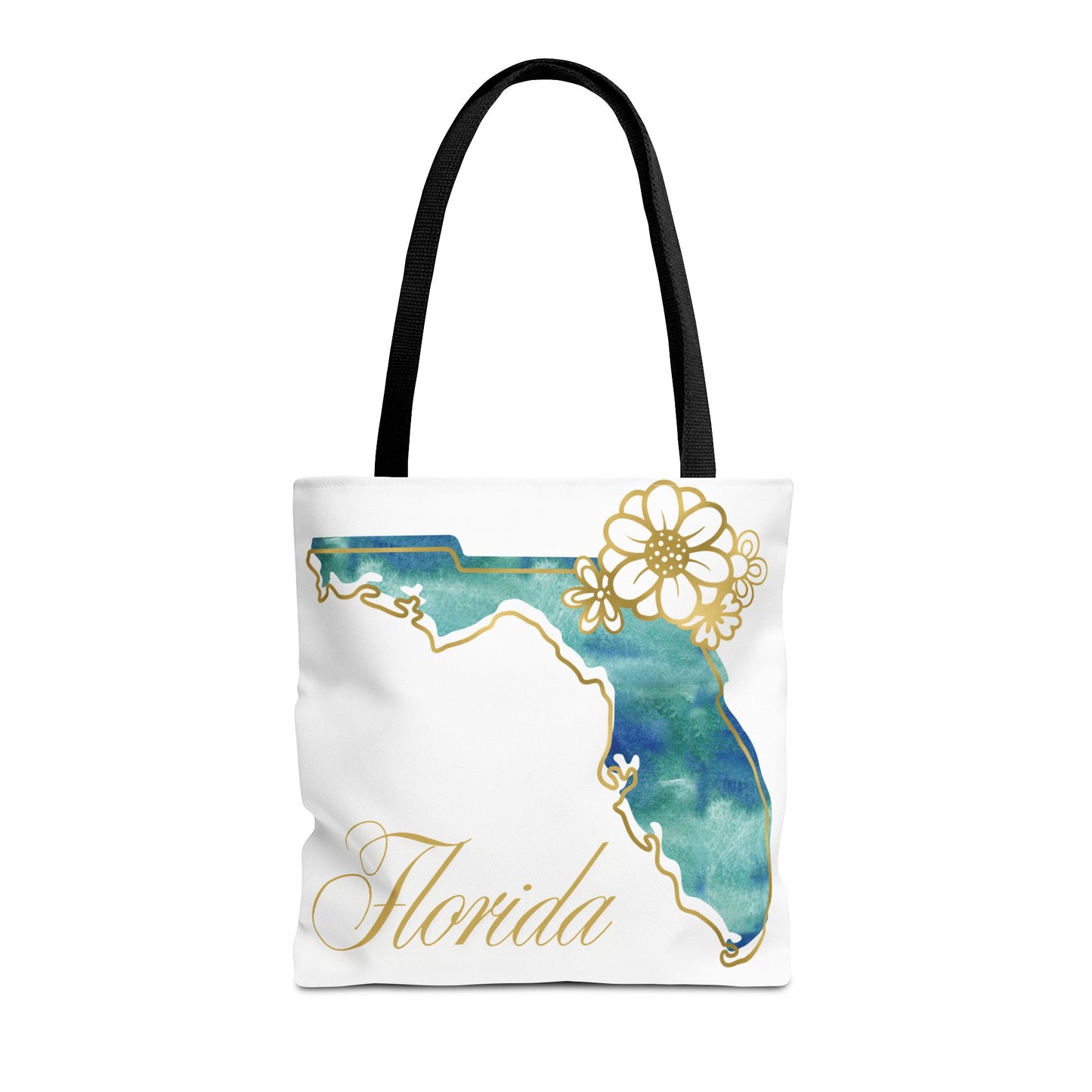 🌸 Florida State Floral Tote Bag – Elegant, Coastal & Practical 👜