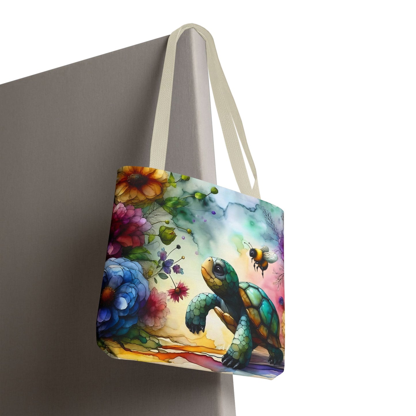 Bolsa de mano - Diseño de tortugas coloridas