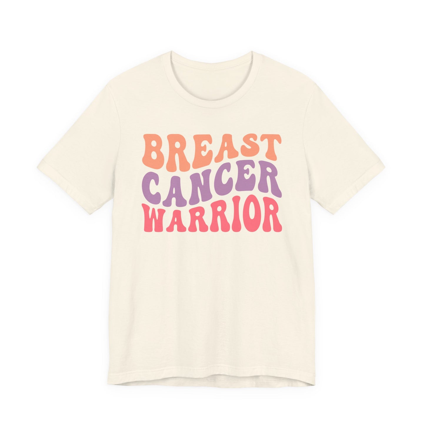 🎗️💪 Breast Cancer Warrior T-Shirt – Bold Retro Awareness Tee for Strength & Support 🌸