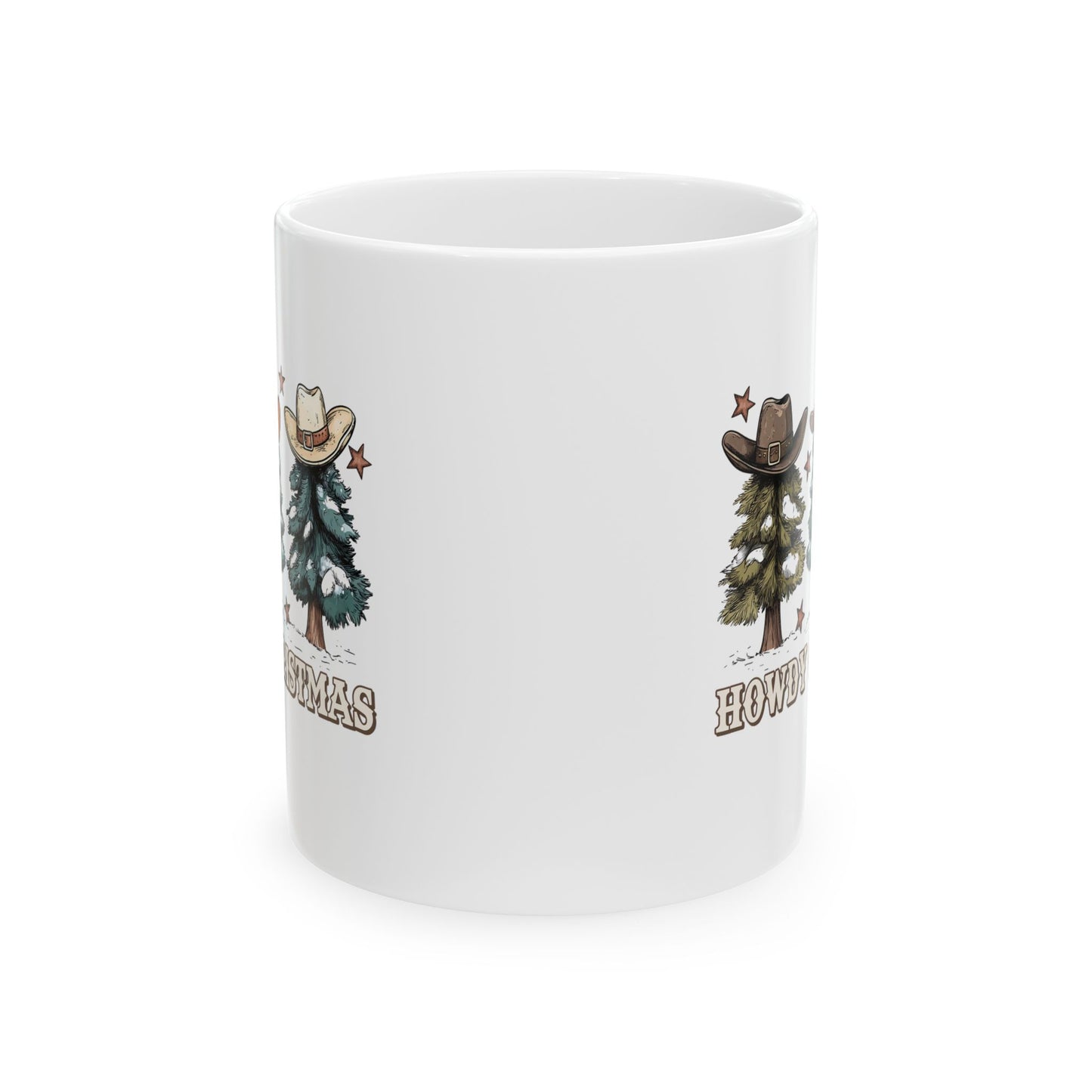 🎄🤠 Howdy Christmas Cowboy Mug – Western Holiday Cheer in Every Sip! ☕⭐