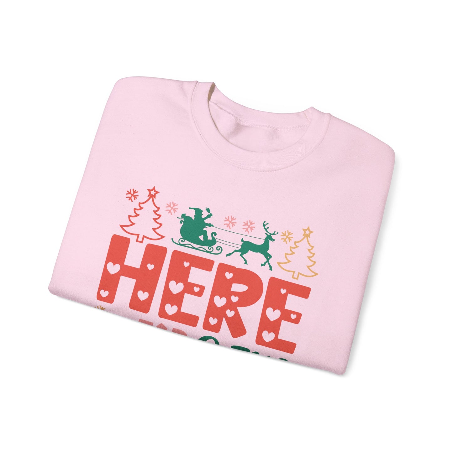 🎄🍪 Here For The Cookies Crewneck – Cute Holiday Baking Vibes