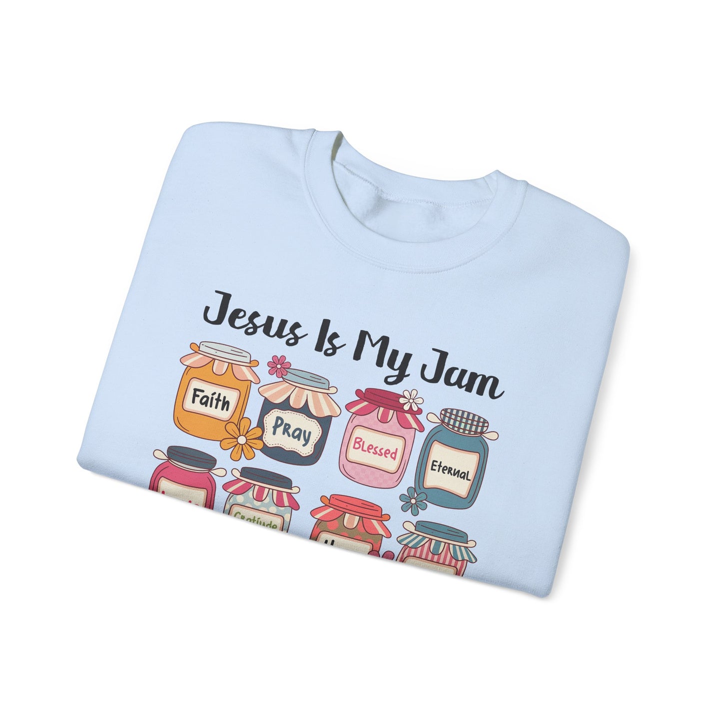 🙌✨ Jesus Is My Jam Sweatshirt – Faith, Love & Hope in Style 💖