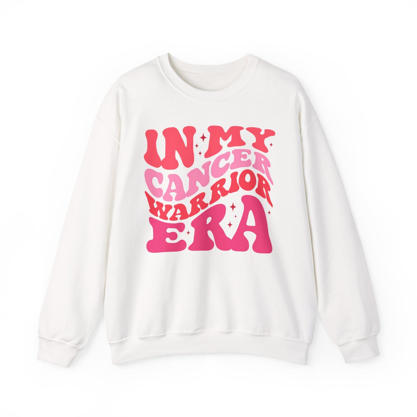 🌟🎀 In My Cancer Warrior Era Sweatshirt – Retro Breast Cancer Awareness Crewneck