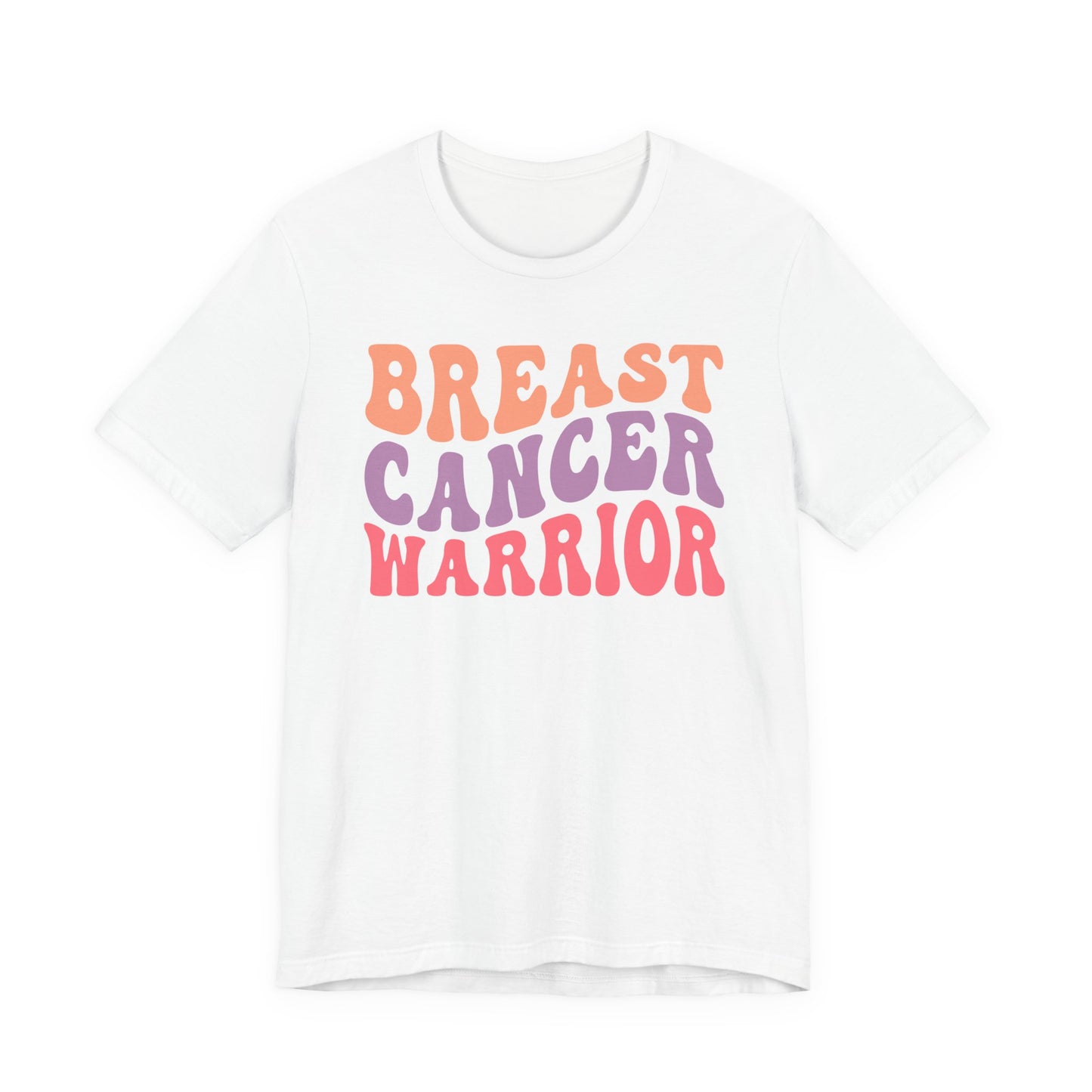 🎗️💪 Breast Cancer Warrior T-Shirt – Bold Retro Awareness Tee for Strength & Support 🌸