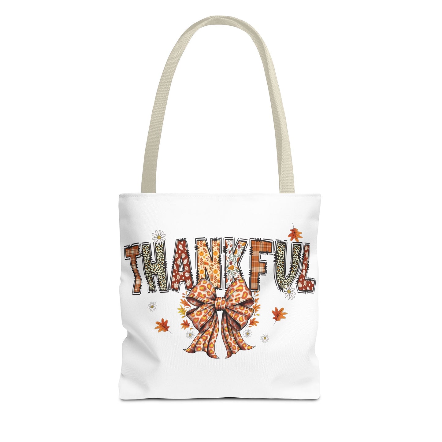 🧡 Thankful Tote Bag – Leopard Prints & Autumn Vibes in One Cozy Carryall 🍁