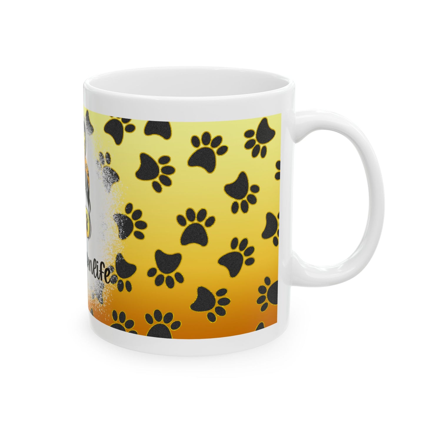 🐾 #dogmomlife – Cute & Fun Mug for Dog Moms 🐶