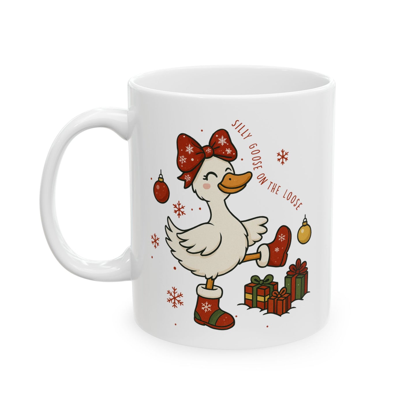 🦢🎄 Silly Goose for the Holidays – Festive Winter Cup ✨☕