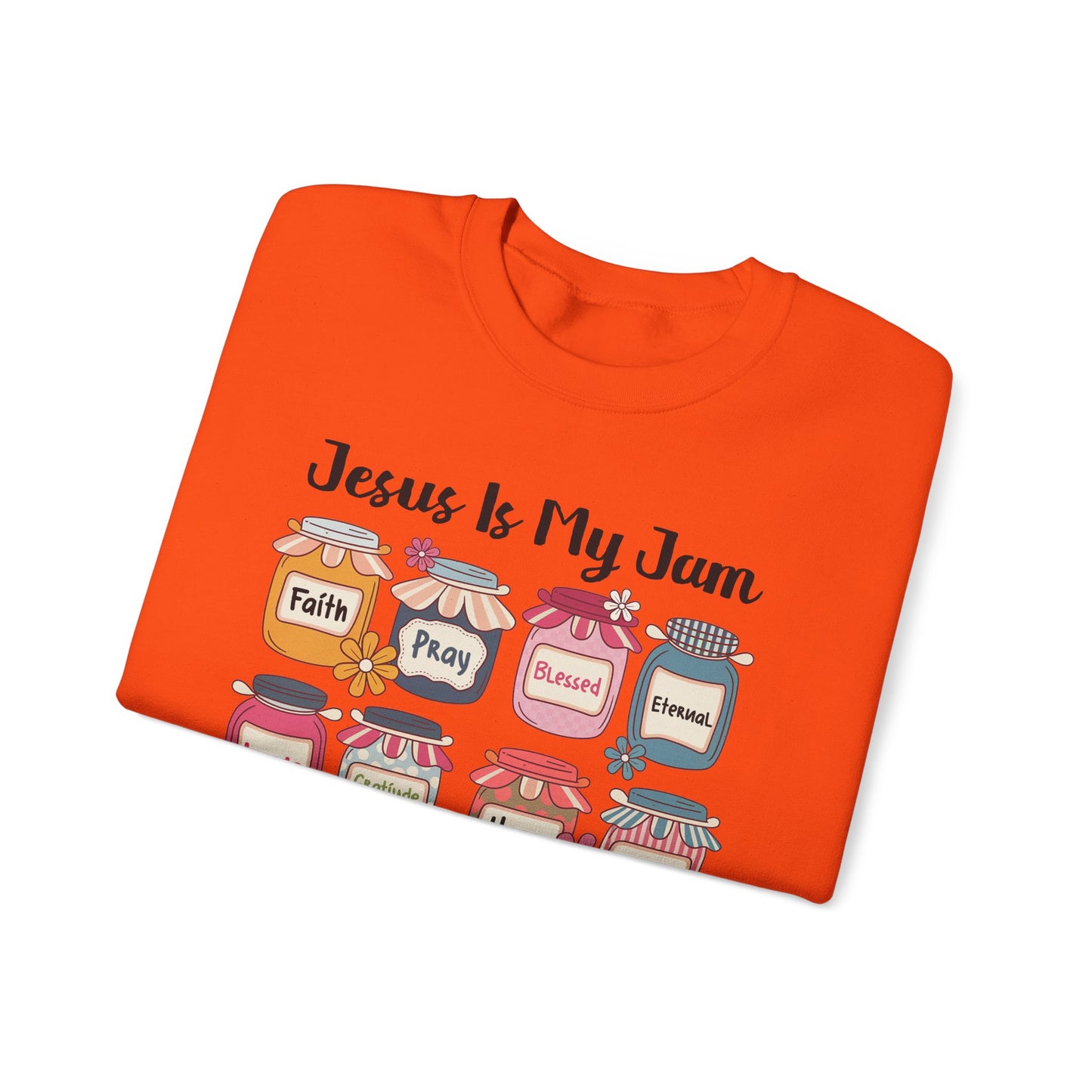 🙌✨ Jesus Is My Jam Sweatshirt – Faith, Love & Hope in Style 💖