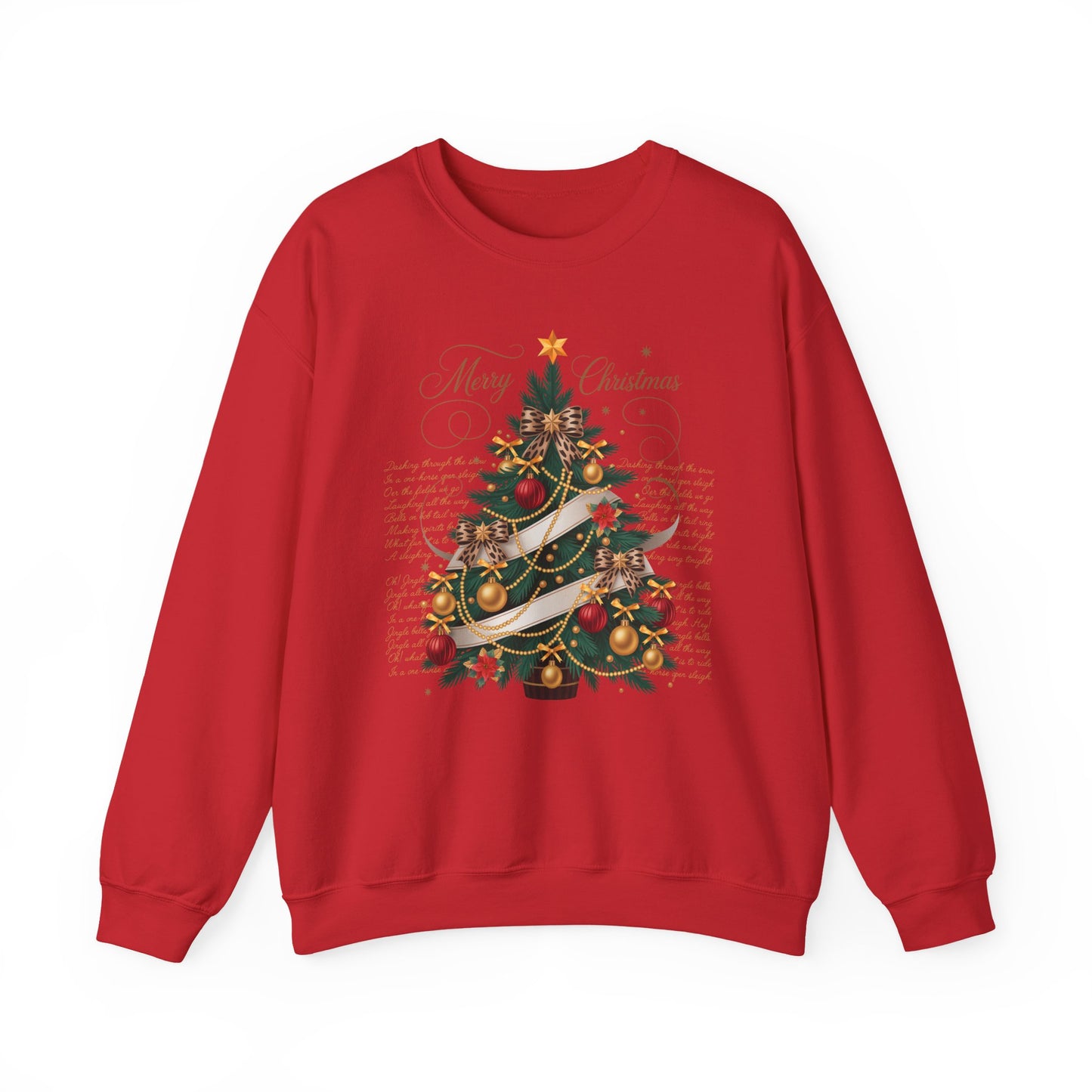 🎄✨ Merry Christmas Tree Sweatshirt – Classic Festive Elegance for 2025 ✨🎅
