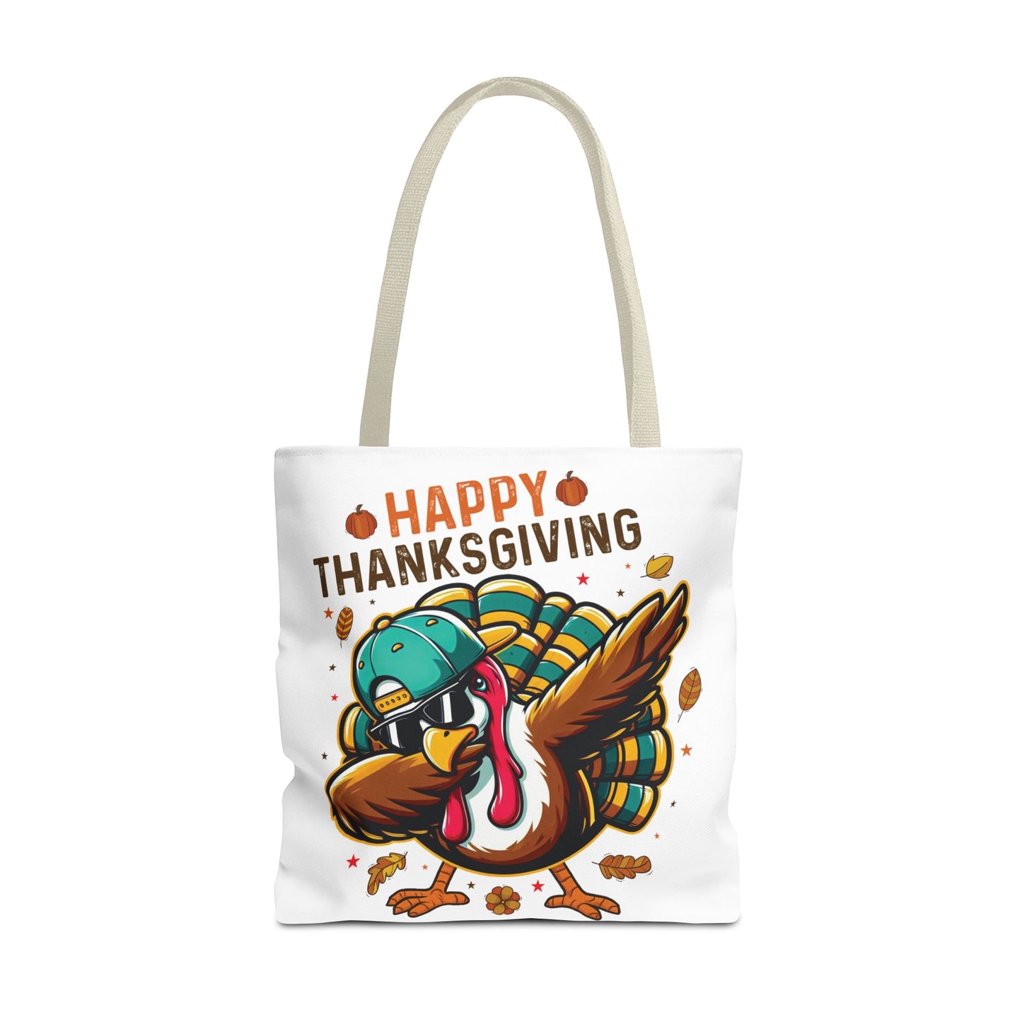 🦃 Dabbing Turkey Tote Bag – Thanksgiving Swagger with Holiday Humor