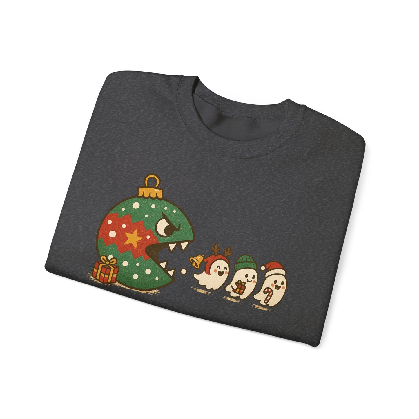 👻🎄 Chompmas Ghost Sweatshirt – Festive, Funny & Cozy 🎁✨