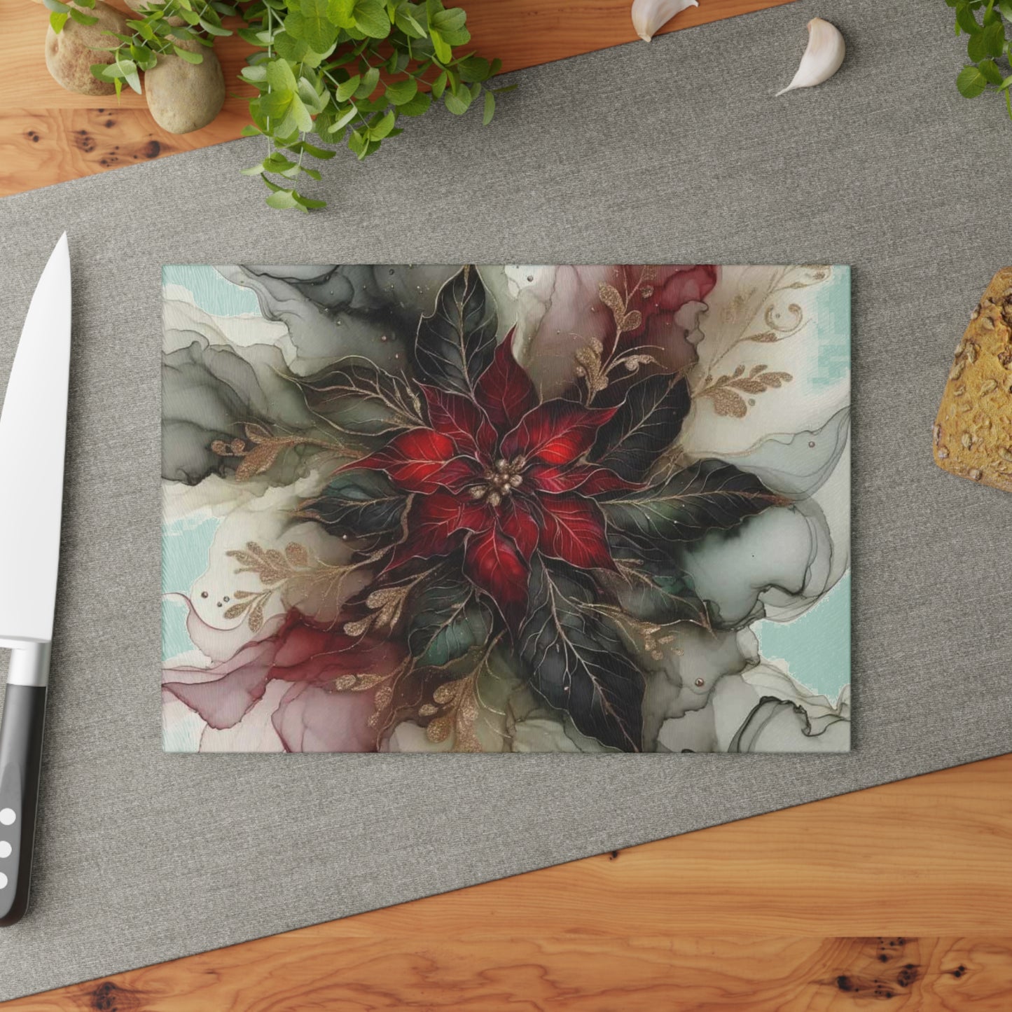 Copy of Copy of Copy of Copy of Copy of Copy of Copy of Copy of Copy of Copy of Copy of 🍁 Autumn Park Bench Path – Cozy Fall Tempered Glass Cutting Board