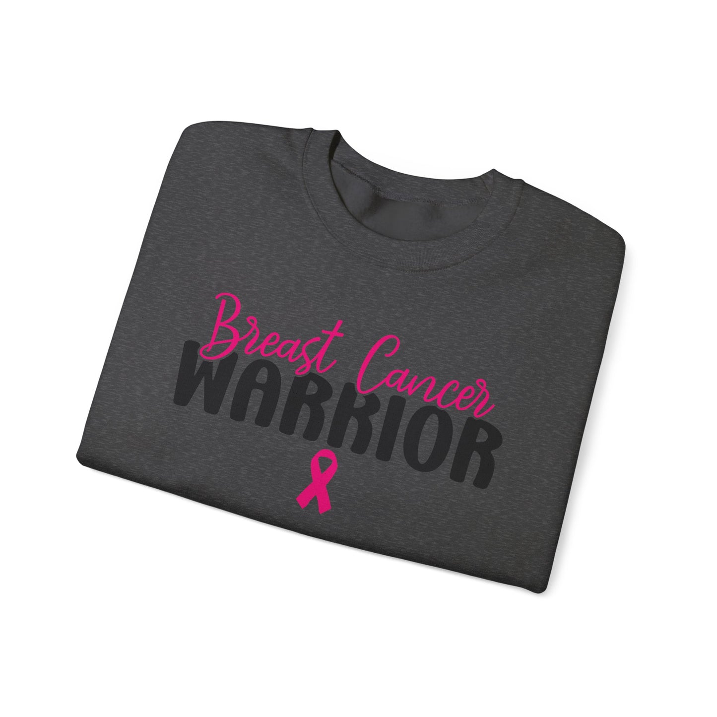 🎀💪 Breast Cancer Warrior Sweatshirt – Survivor Strength & Awareness Crewneck