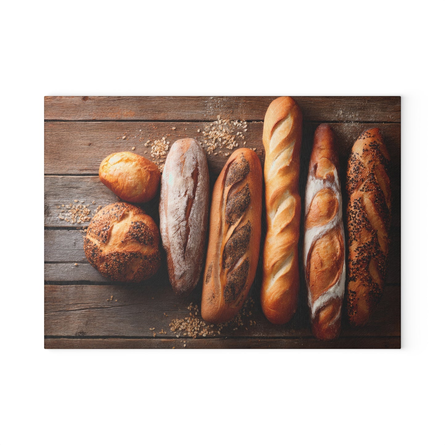 🥖✨ Rustic Baguette & Artisan Bread Cutting Board – Farmhouse Charm for Your Kitchen 🍞