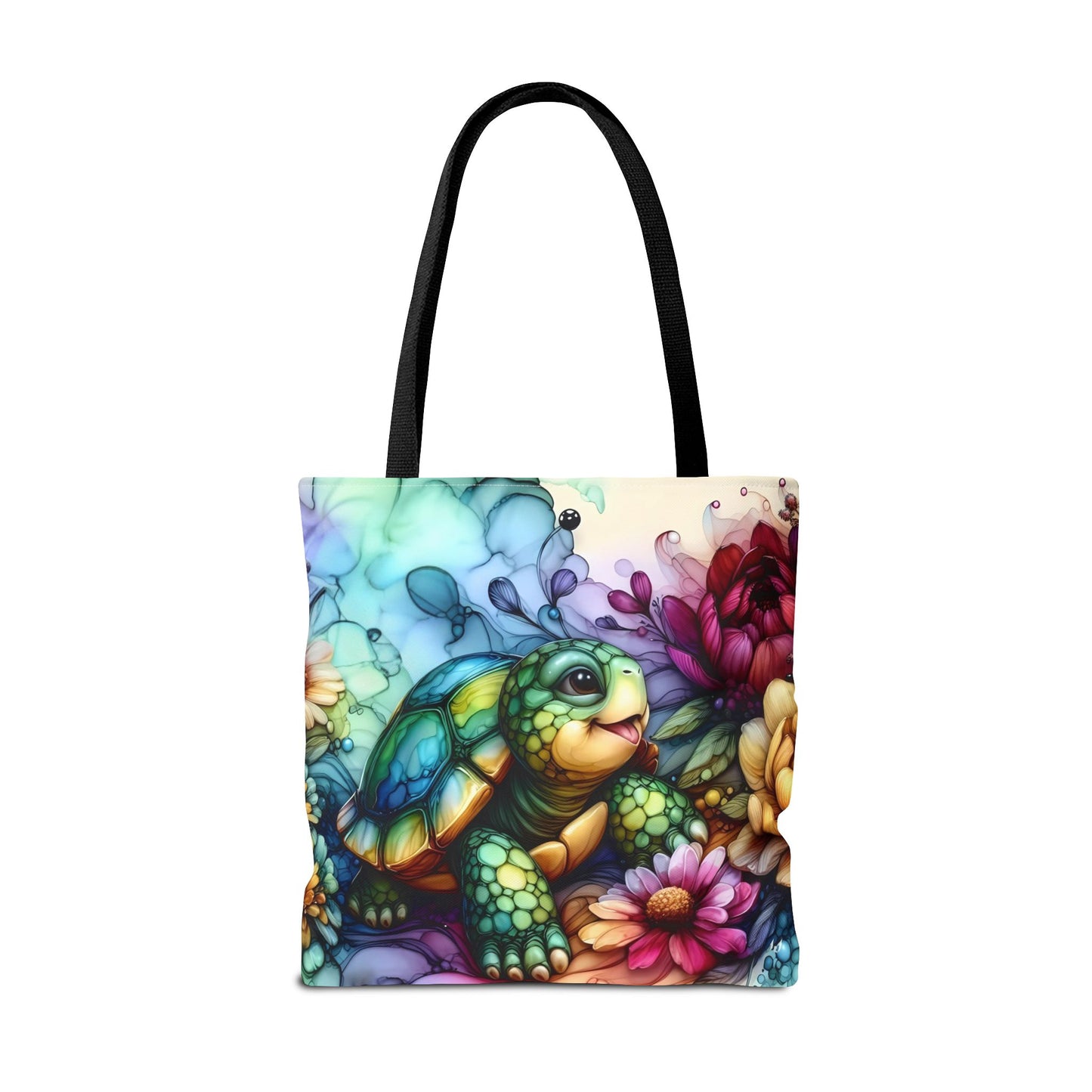 Bolsa de mano - Diseño de tortugas coloridas