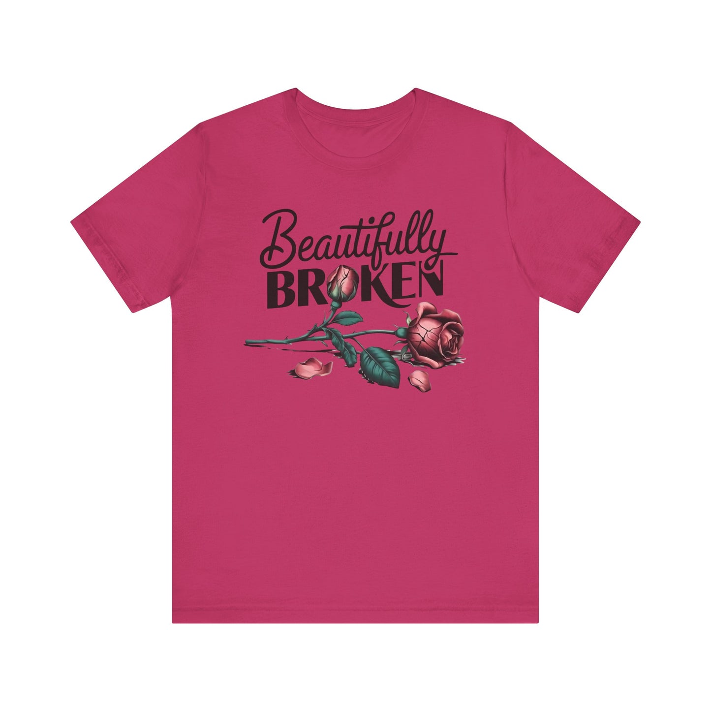 Camiseta Rosa “Beautifully Broken”: una camiseta empoderante con una elegancia suave