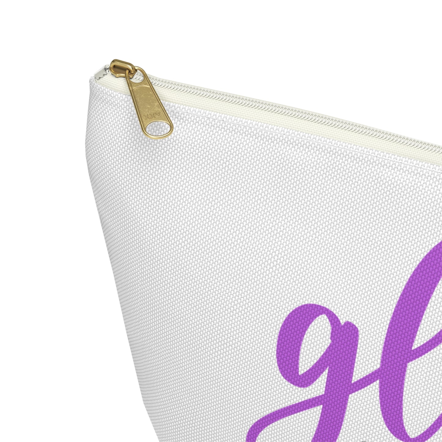 Accessory Pouch – "Gloss Boss" Purple Makeup Bag