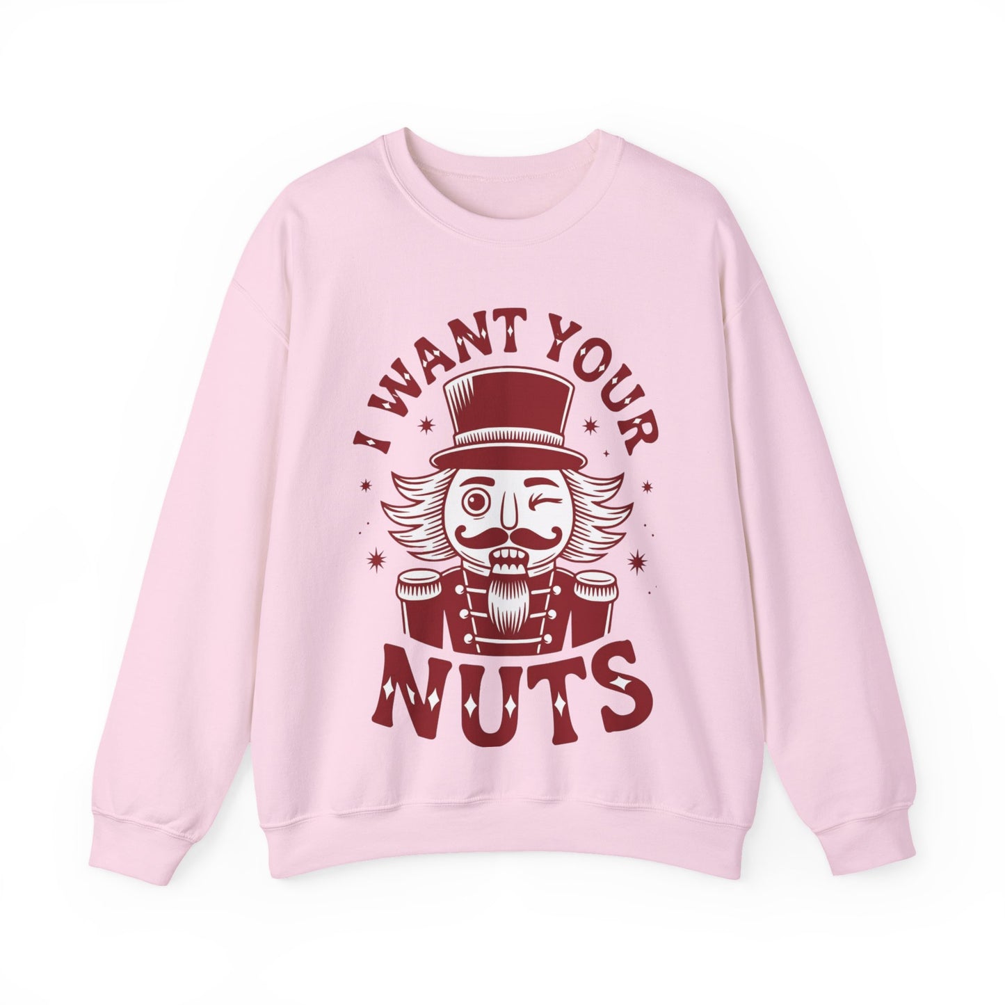 🎄😂 I Want Your Nuts Sweatshirt – Funny Nutcracker Christmas Pullover for Women