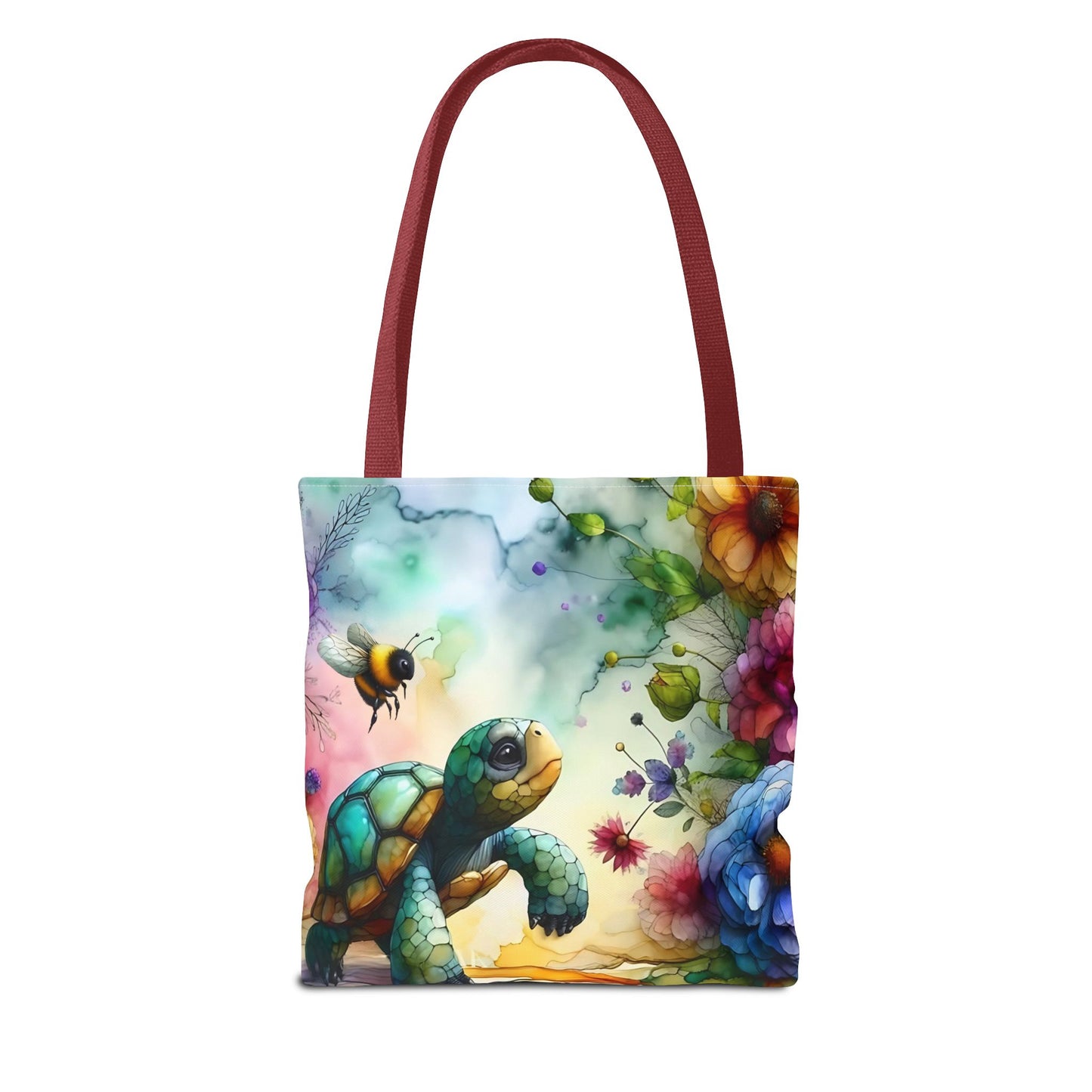 Bolsa de mano - Diseño de tortugas coloridas
