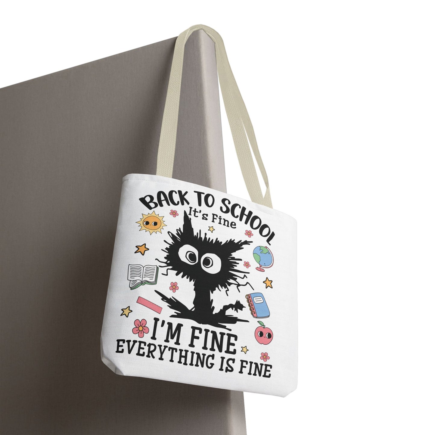 👀 I See Smart People Tote – Kawaii School Vibes with a Clever Twist 🍎