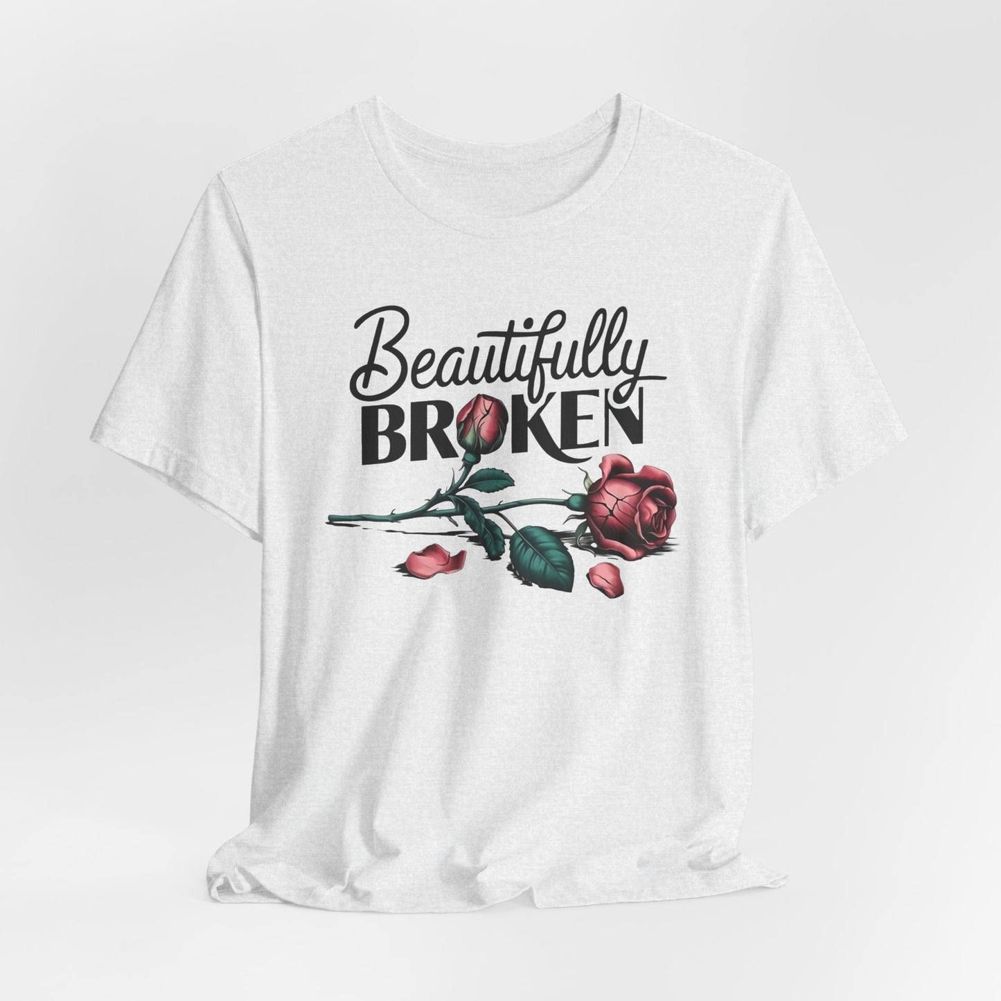 Camiseta Rosa “Beautifully Broken”: una camiseta empoderante con una elegancia suave