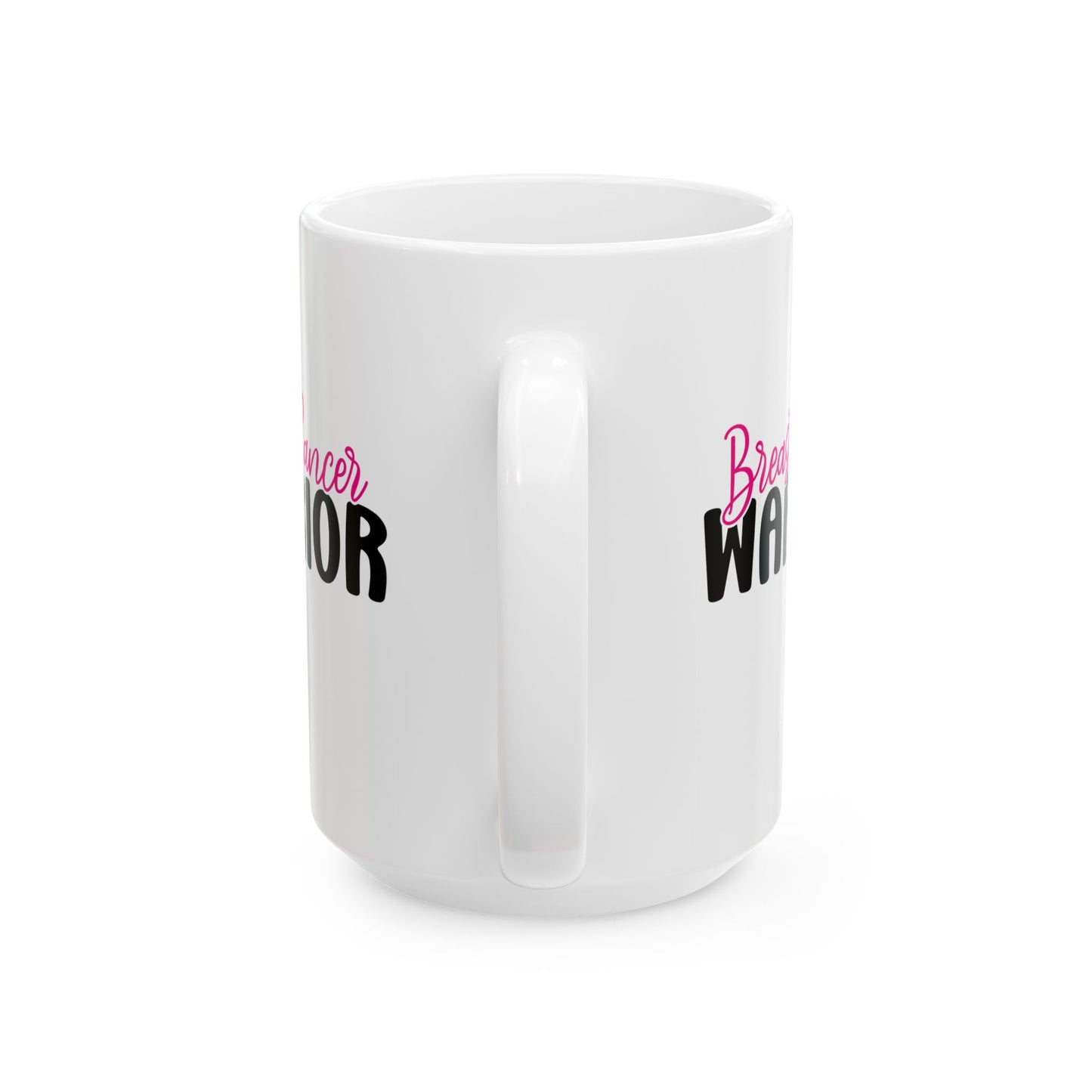 🎀 Breast Cancer Warrior Mug – Strength in Every Sip 💪