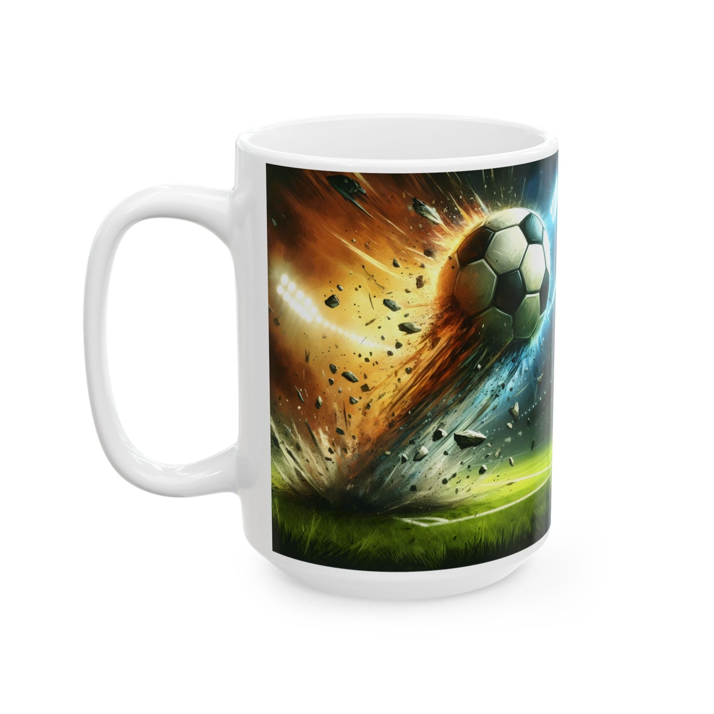 ⚽🔥 Explosive Soccer Mug – Customizable Sports Coffee Cup ✨☕