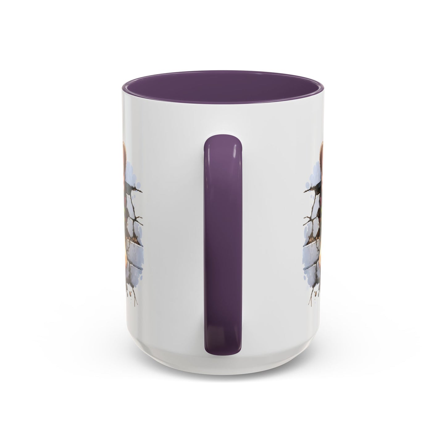 🐾☕ Tan French Bulldog Puppy Accent Mug – Sweet Peek-Through Pup Design ✨