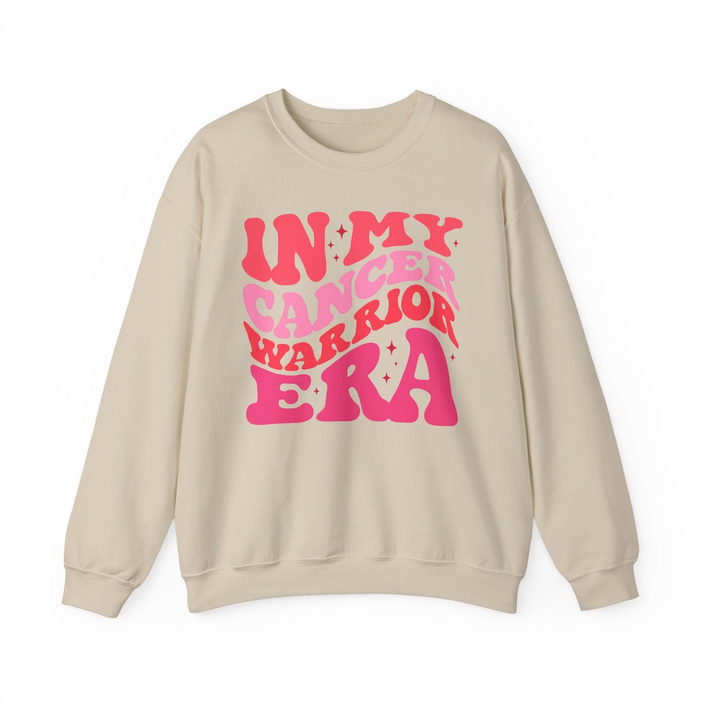 🌟🎀 In My Cancer Warrior Era Sweatshirt – Retro Breast Cancer Awareness Crewneck