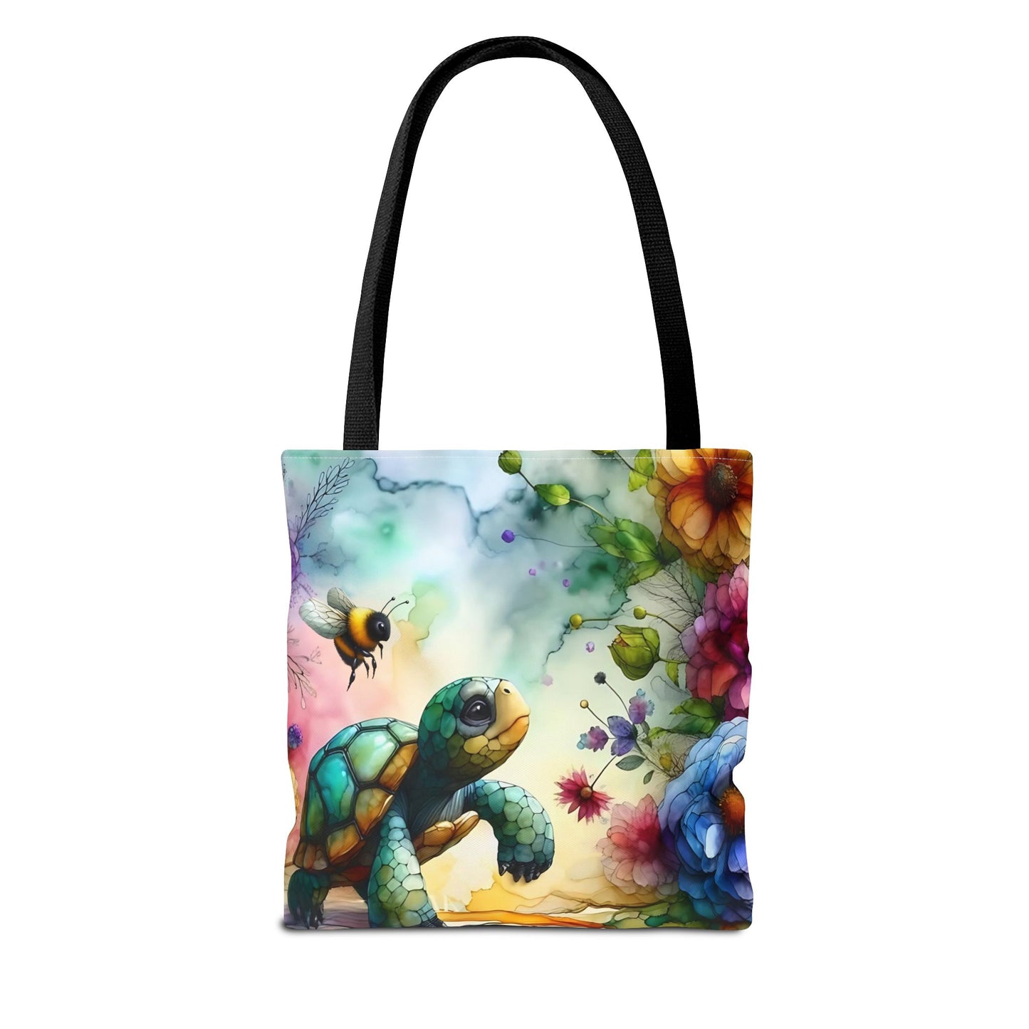 Bolsa de mano - Diseño de tortugas coloridas