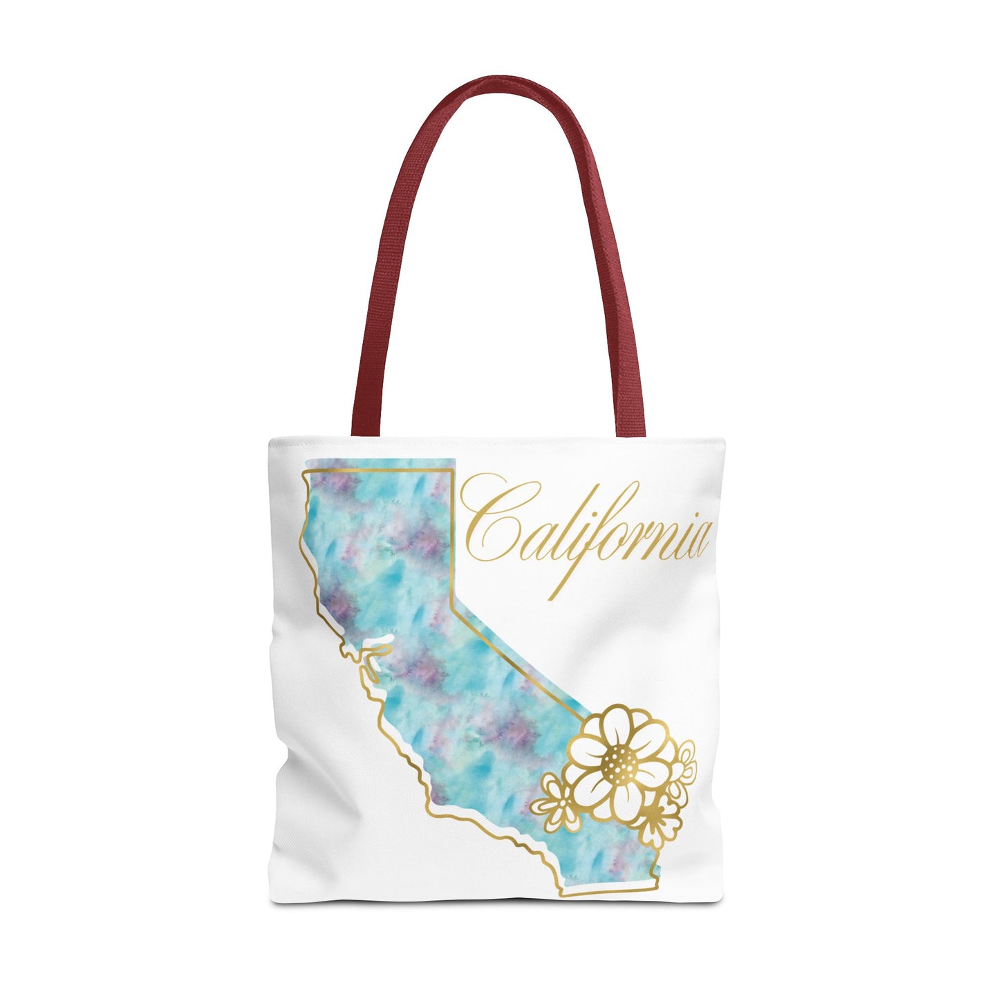🌸 California State Floral Tote Bag – Elegant, Artistic & Practical 👜